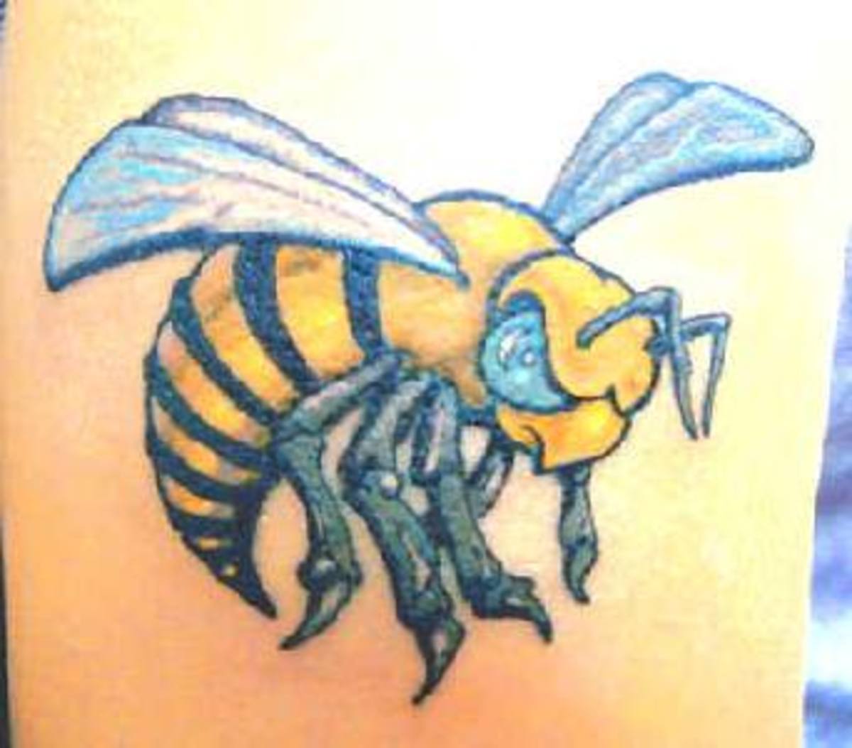 Bee  Wasp Tattoo Psychedelic Zentangle Style Illustration 61713446   Megapixl