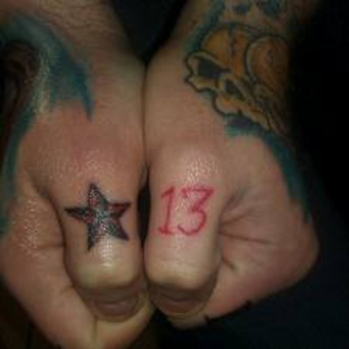 Lucky number 13 tattoo