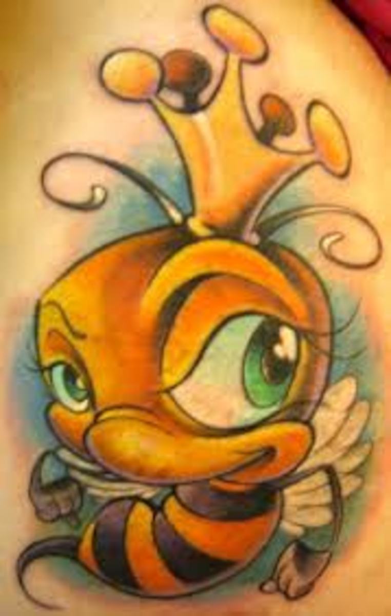 Пчела значение татуировки, эскизы и идеи.