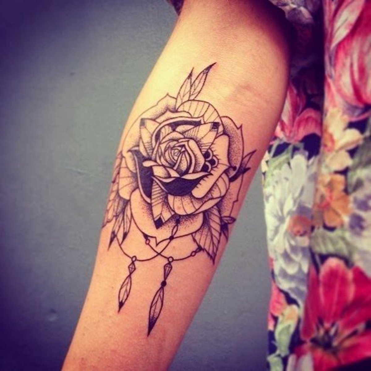 A plethora of flower tattoo styles and designs! 