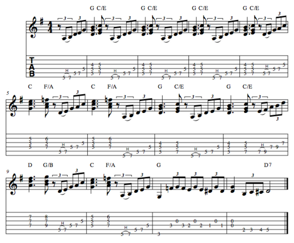 Blues Guitar Chord Progressions • The Three Chord Progression • Part 5 • Chords, Tab, Video Lessons