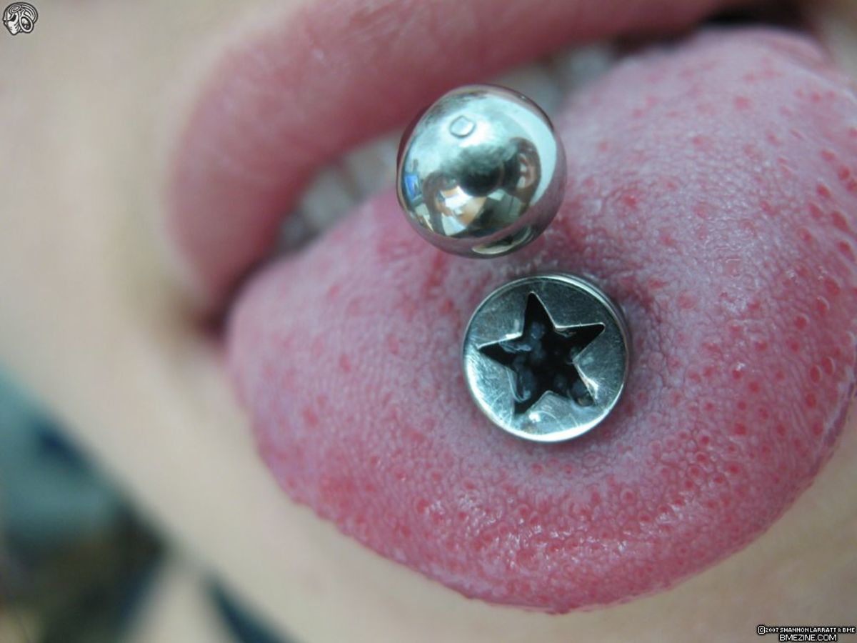 There are over half a dozen types of tongue piercings