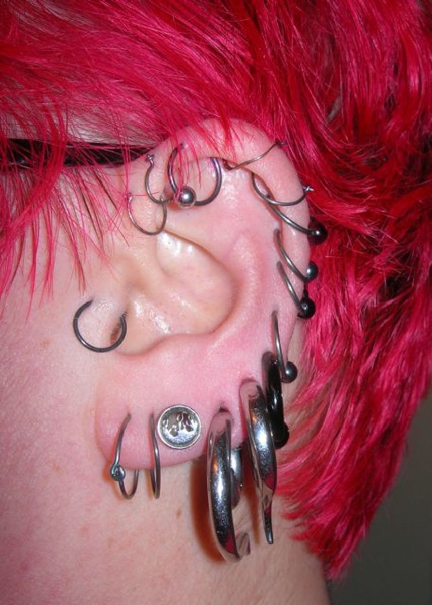 rockstar ear piercing