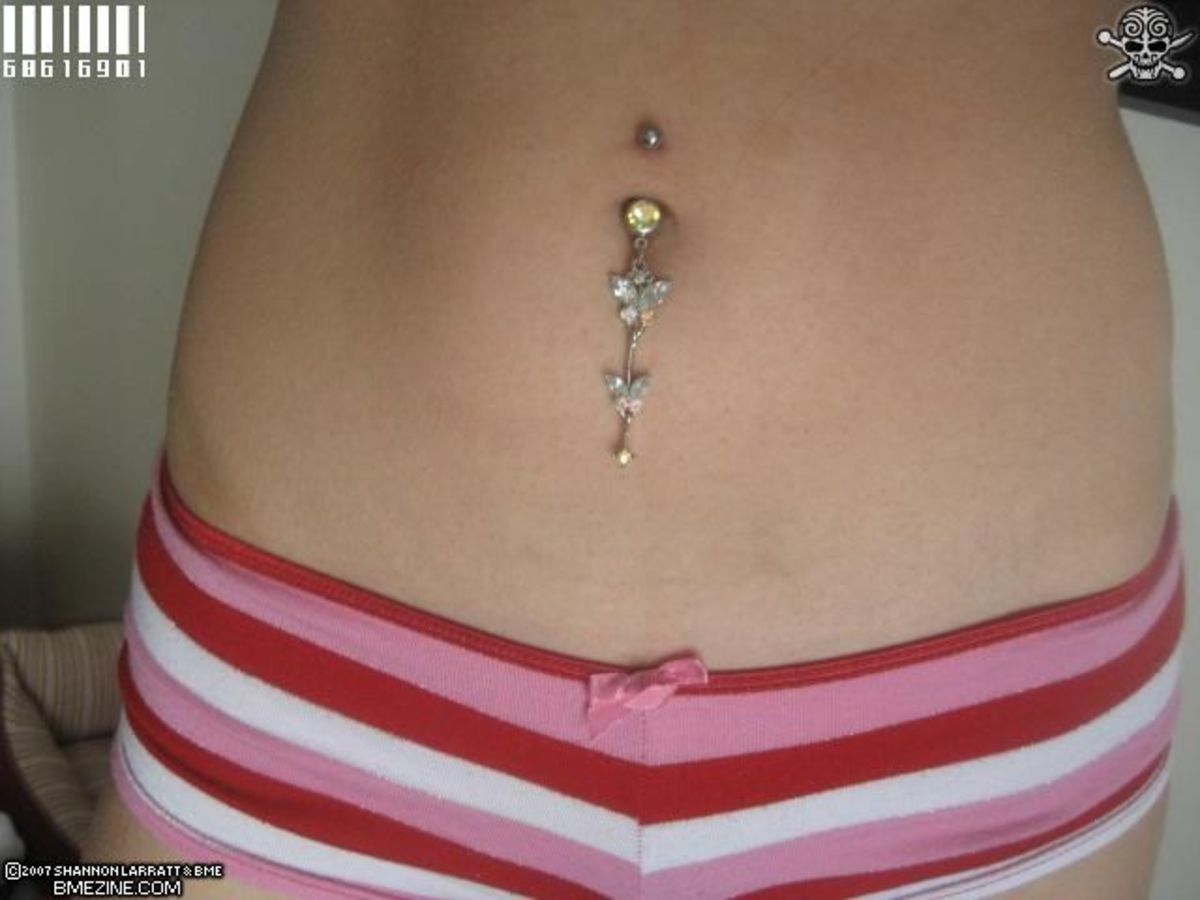 Belly button jewelry