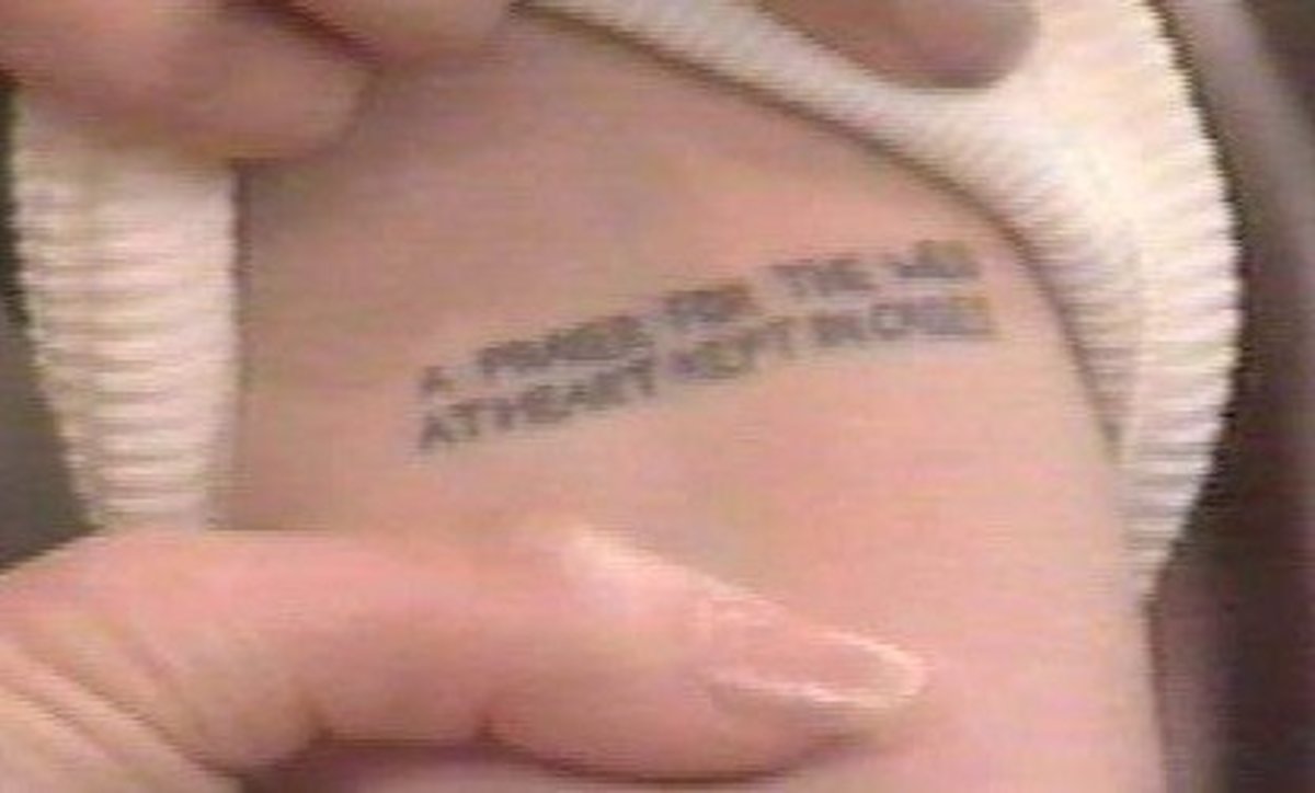 Tattoo of a line from a Tennessee Williams poem.