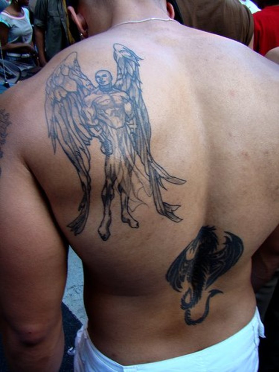 44 Beautiful Guardian Angel Tattoo Designs To Get Inked