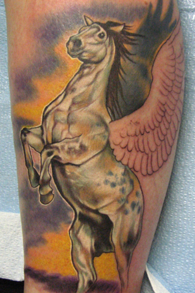 Tattoo of Pegasus