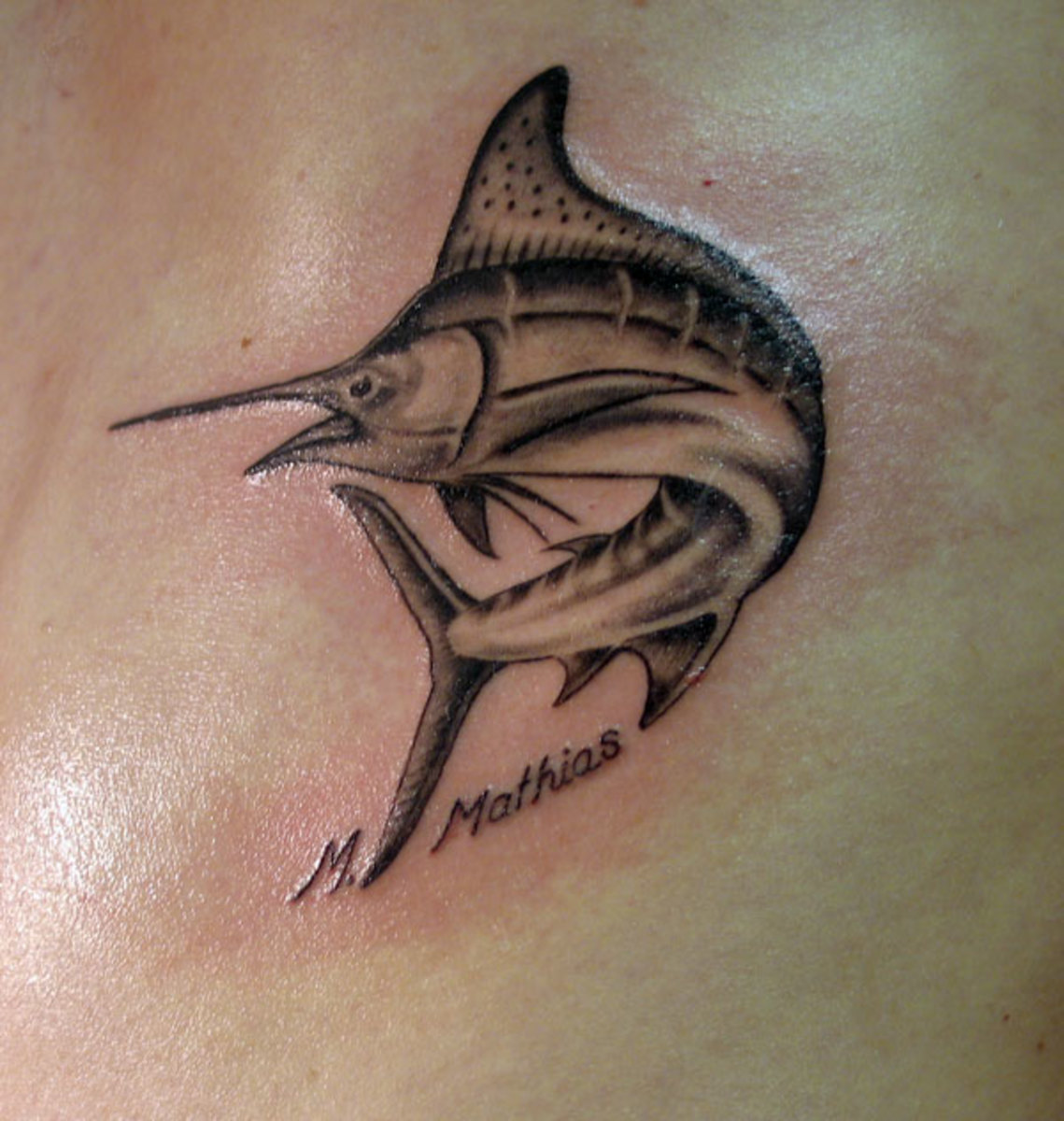 Marlin Fish Tattoo