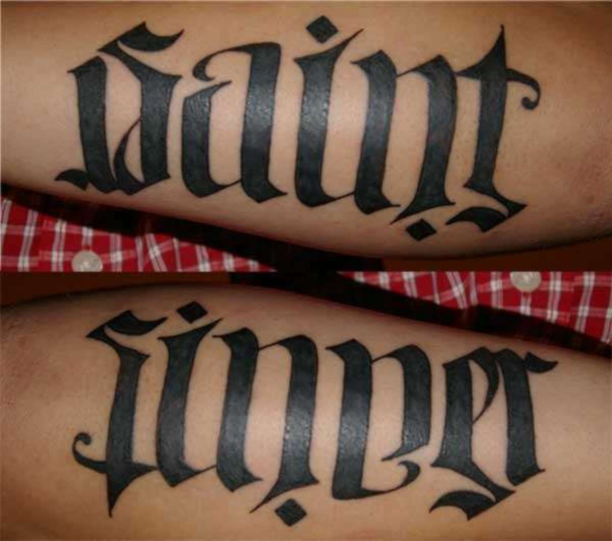 Идеи Татуировки: Татуировки Амбиграмма.