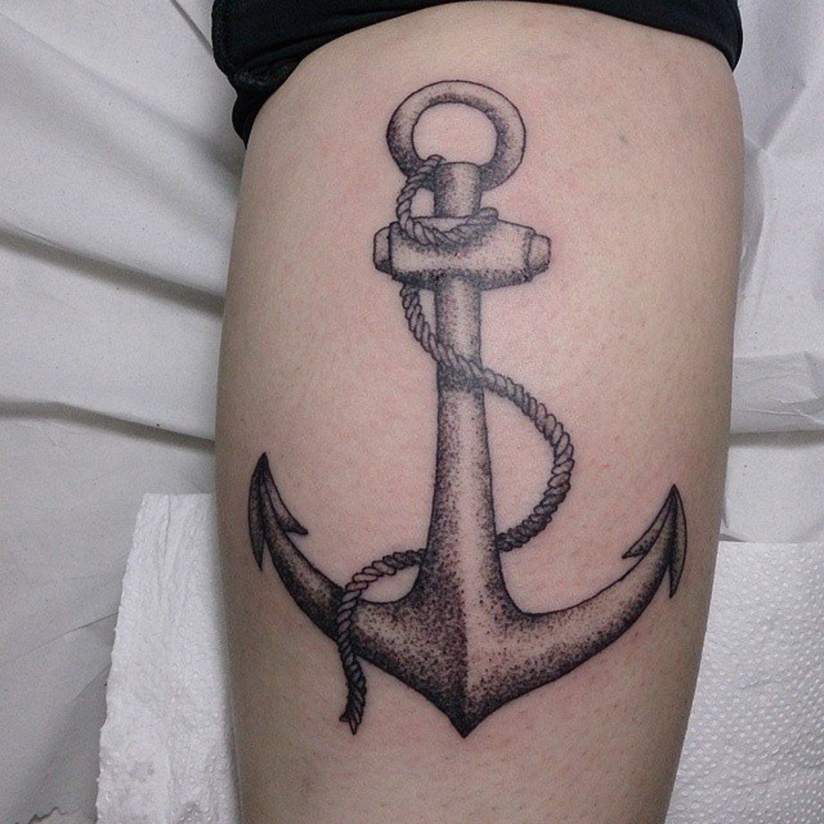 Premium Photo | Isolated Watercolor Nautical Anchor Tattoo Design