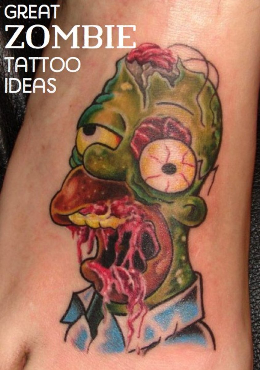 Great Zombie Tattoo Ideas