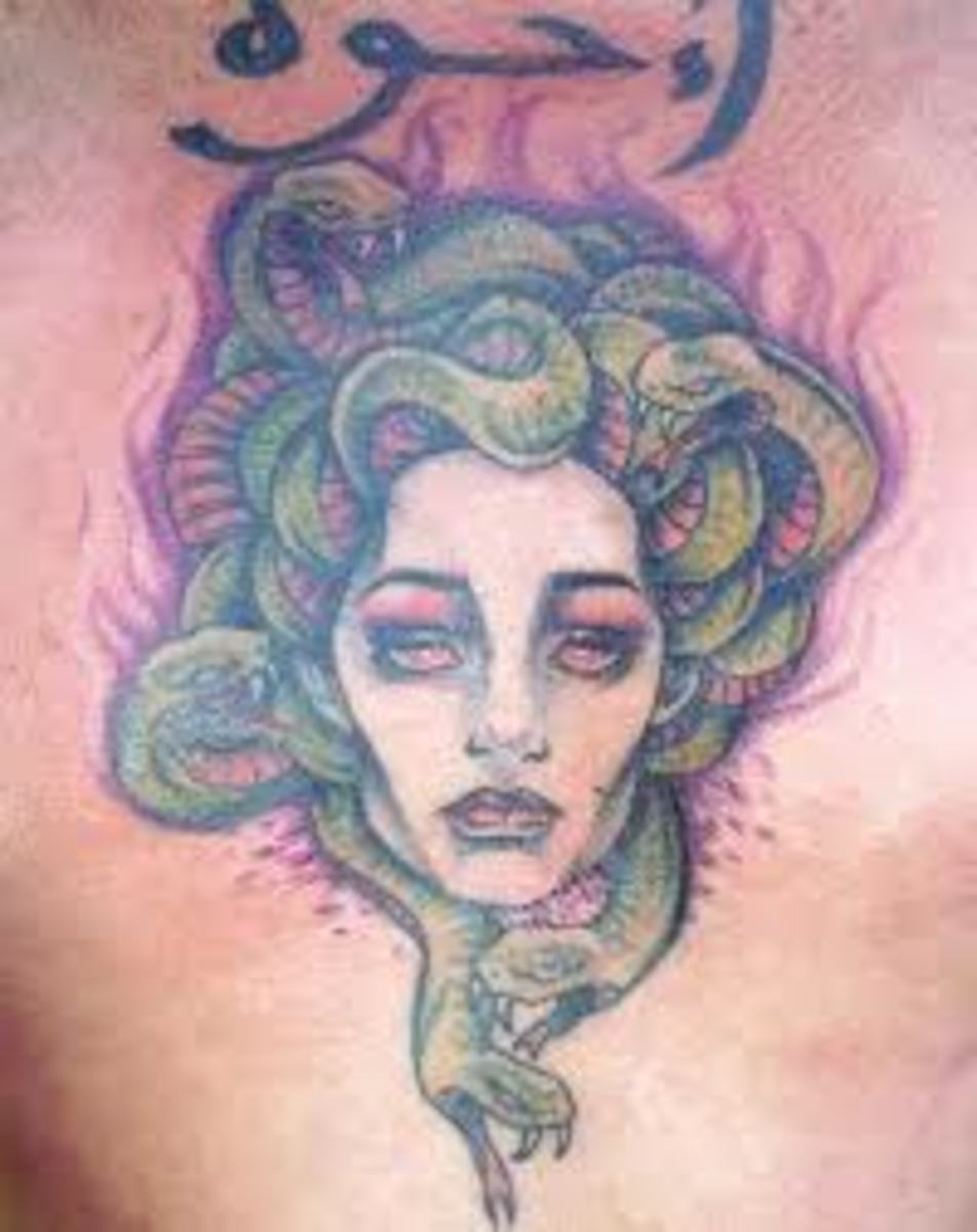 Medusa Gorgona Tattoo