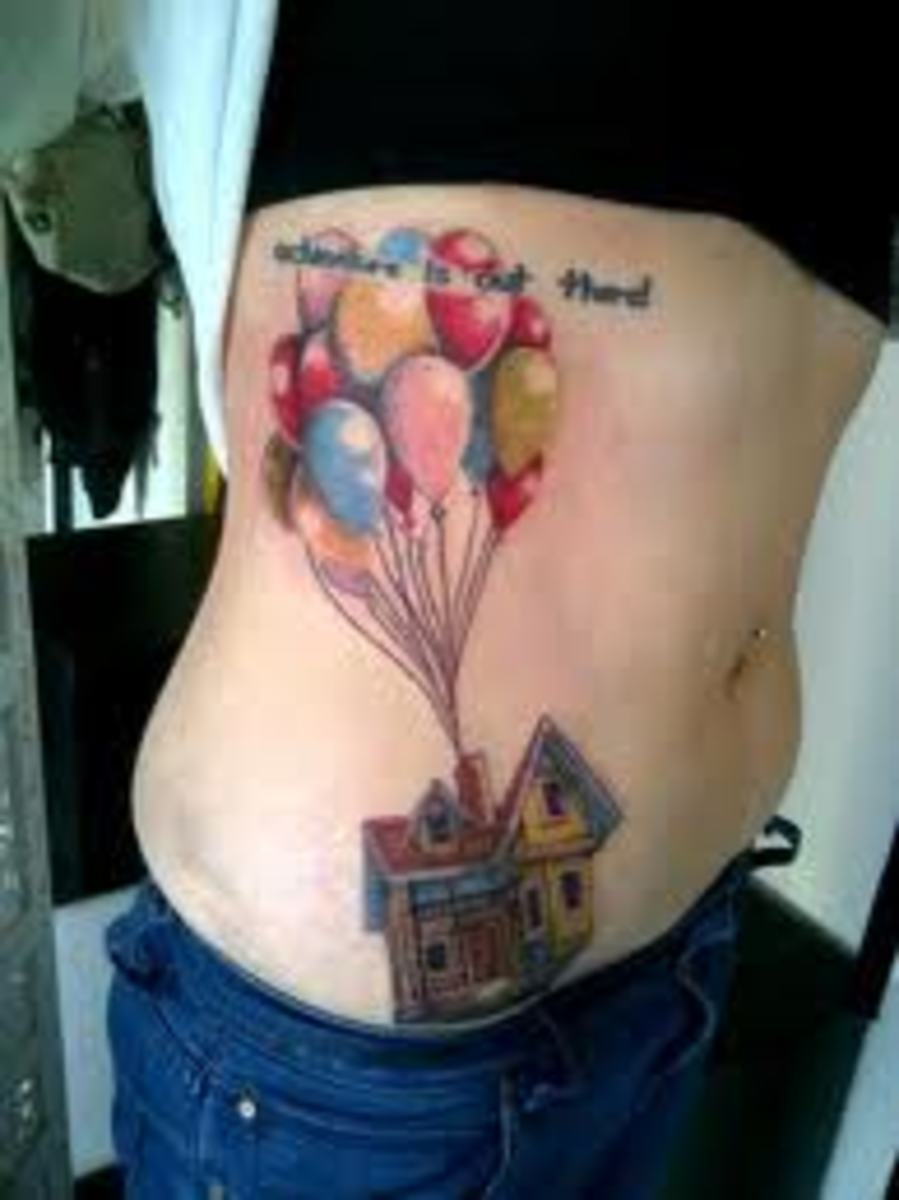 Воздушный шар татуировки: значение, эскизы, рисунки и идеи.