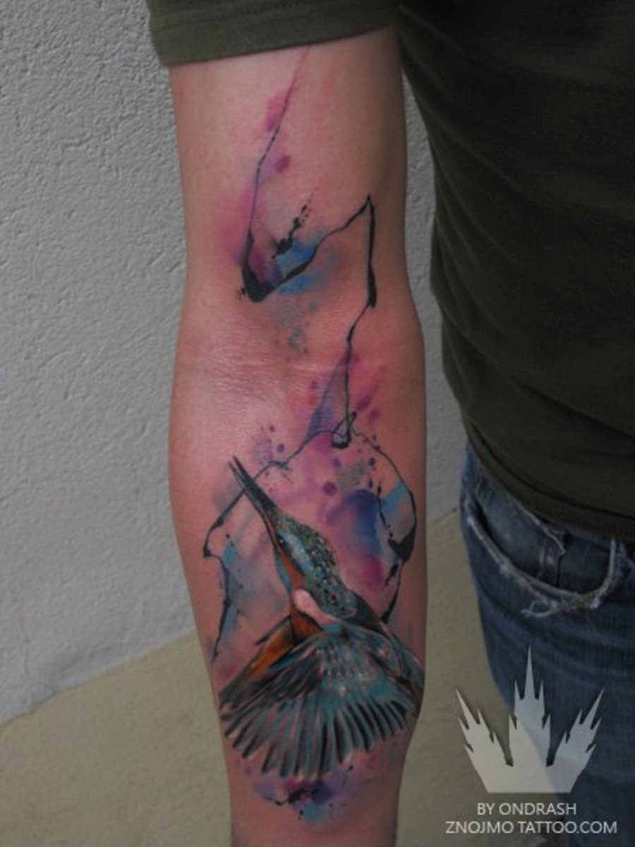 You may need to travel to the Czech Republic to get THIS painterly of a tattoo.