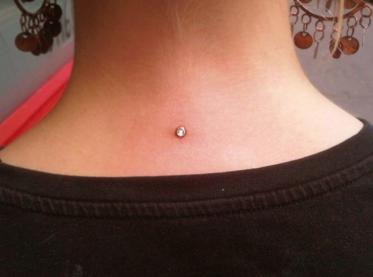 Dermal Piercing—Pictures, Care, Procedure, Types, Scars Removal, Infection