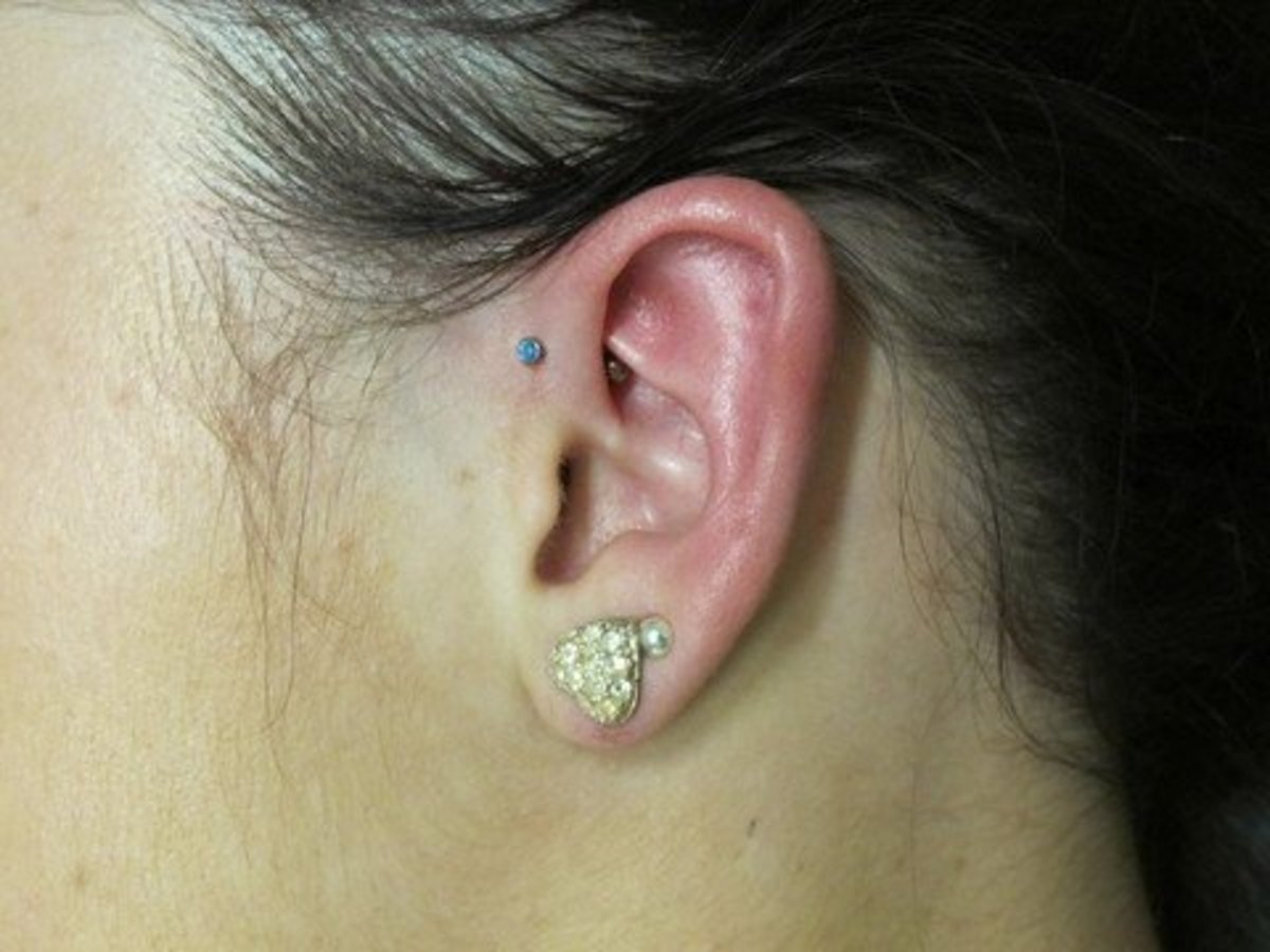 How To Care For A Helix Or Forward Helix Piercing Tatring Tattoos Piercings
