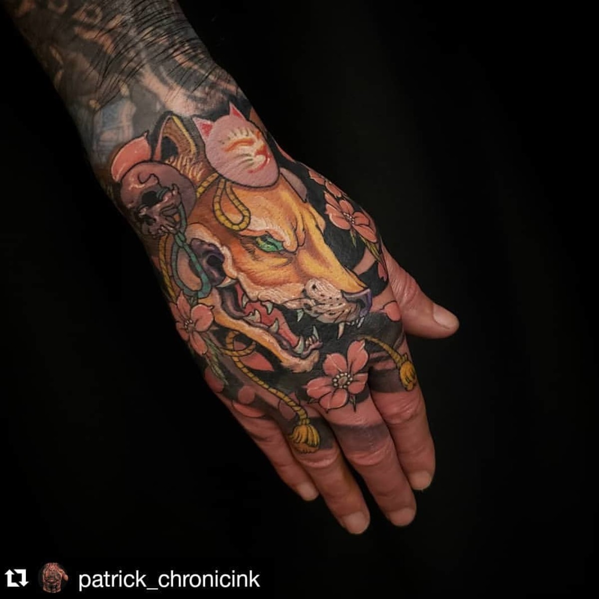Japanese Hand Demon Tattoo by Orient Soul