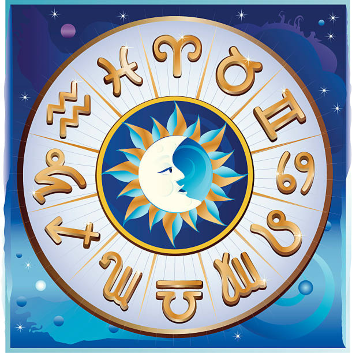 Astrology wheel.
