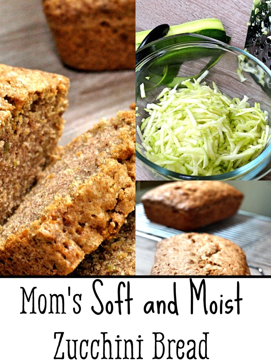 Mom's Soft and Moist Zucchini Bread Recipe