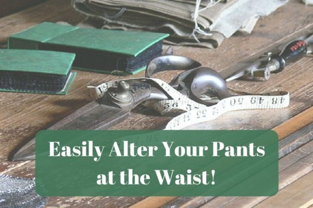 Learn how to easily alter your pants at the waist for the optimal fit!