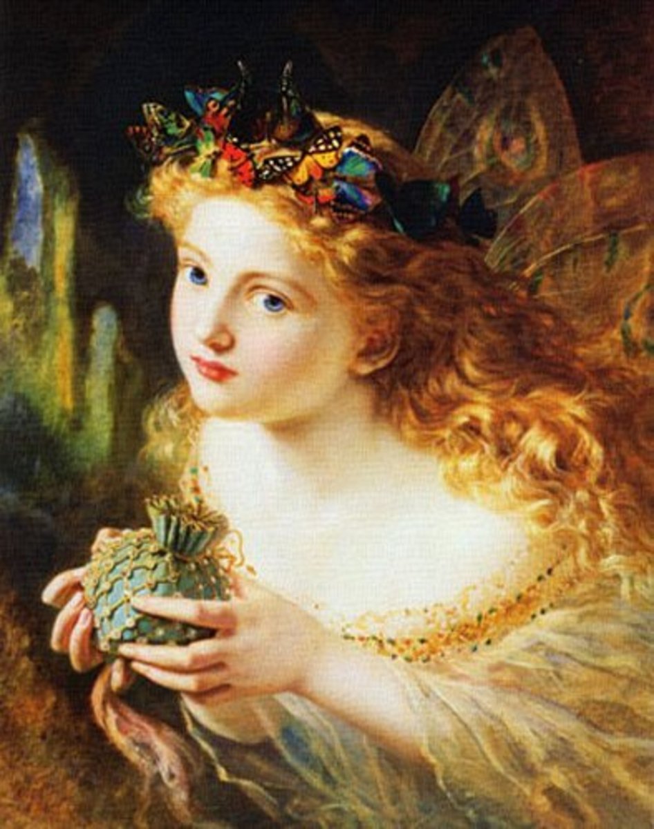 Pictures and Paintings of Fairies, From A Midsummer Night's Dream, The Tempest, and Other Stories