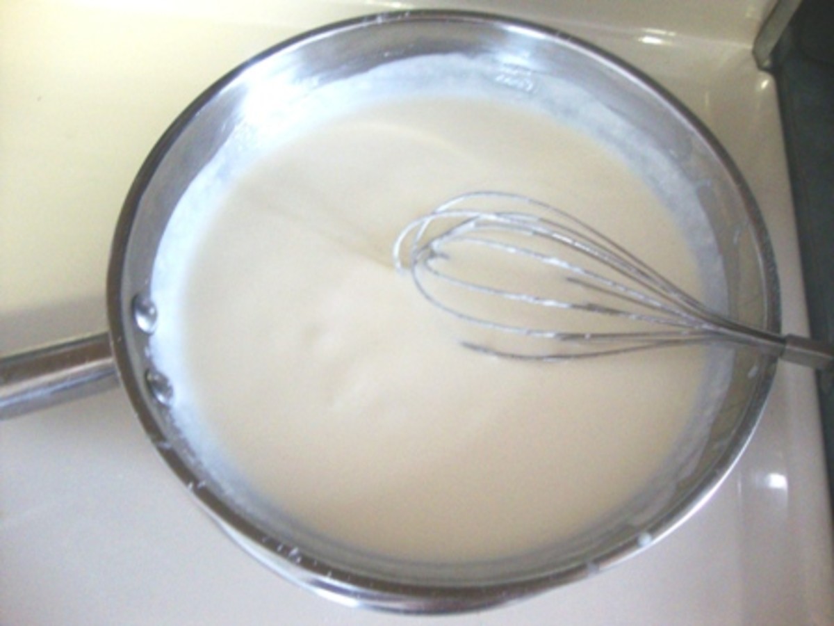 A lovely smooth white sauce