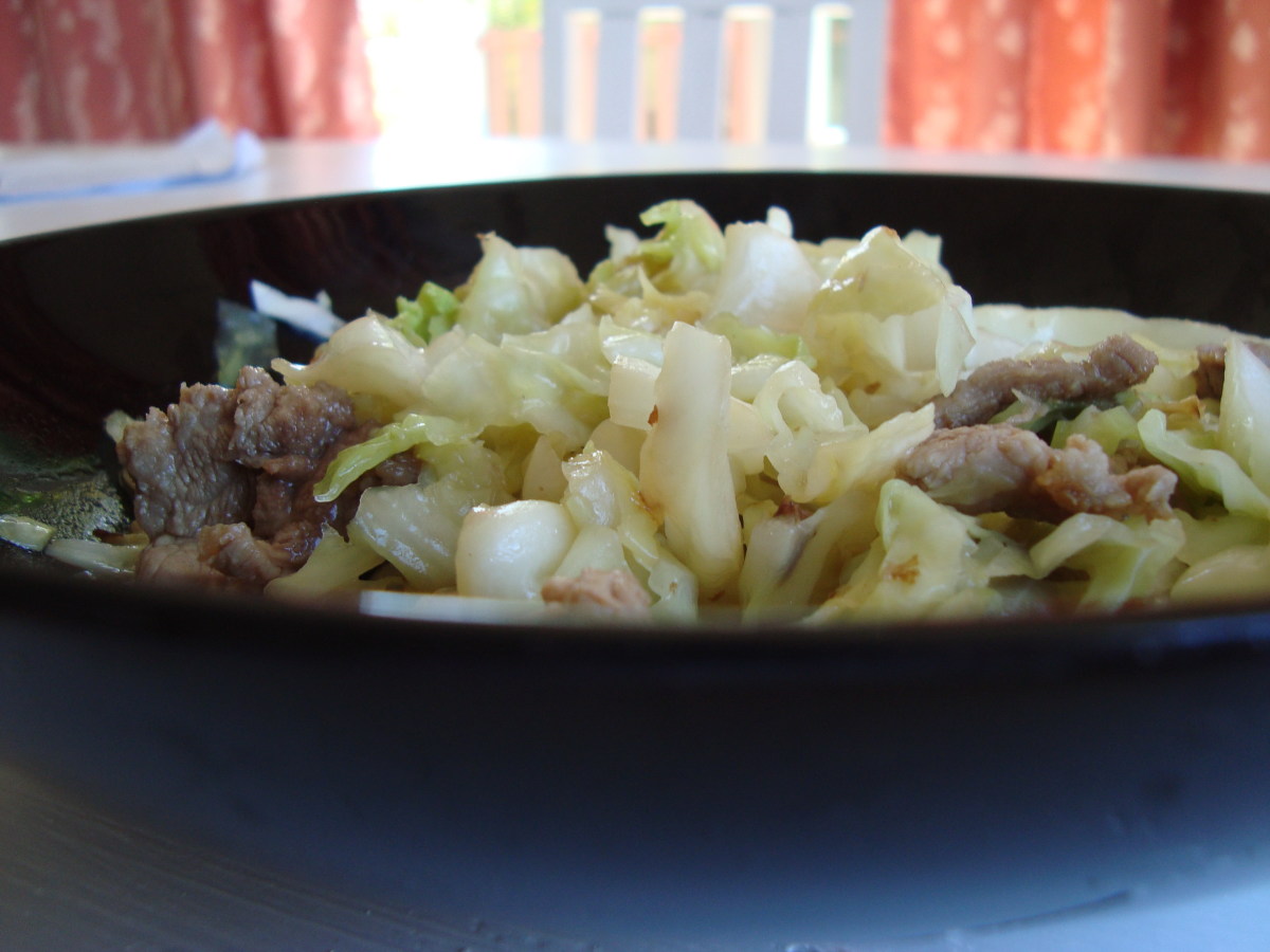 Thai Stir-Fried Cabbage With Pork Recipe
