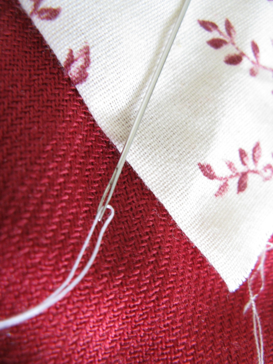How to hand sew my stitches evenly such as stitching in a straight
