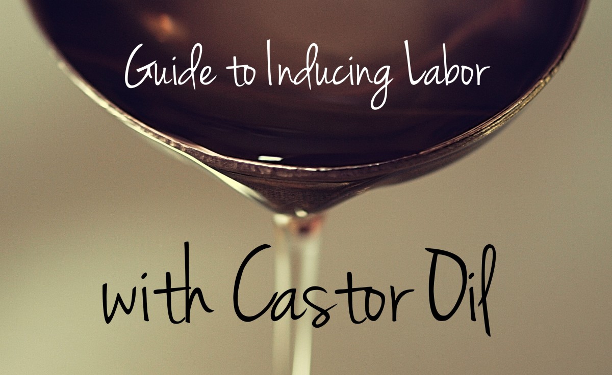 How to induce labor with castor oil.