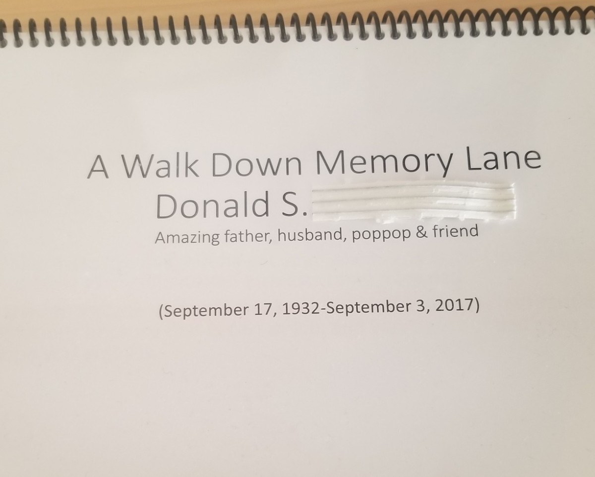 Paying Respects to the Deceased With a Memory Book