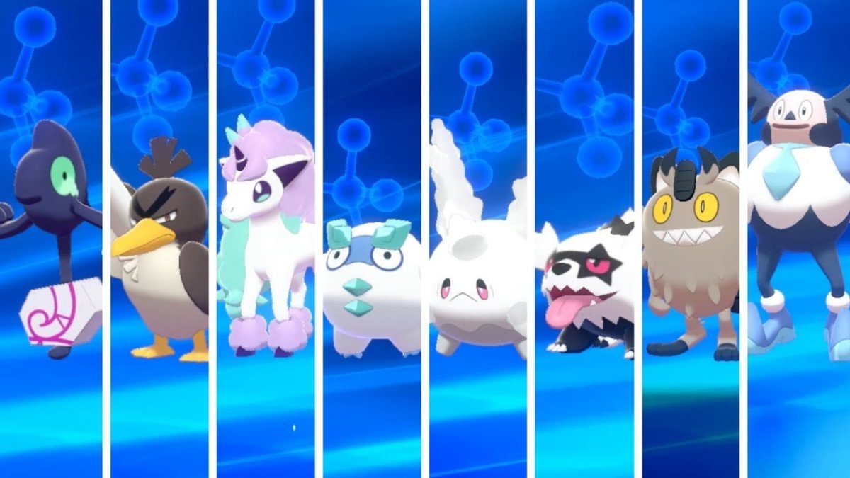 Galarian Pokémon in Sword and Shield