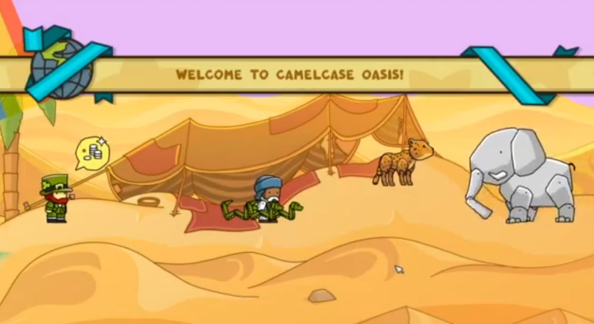 Screenshot from the Camelcase Oasis.