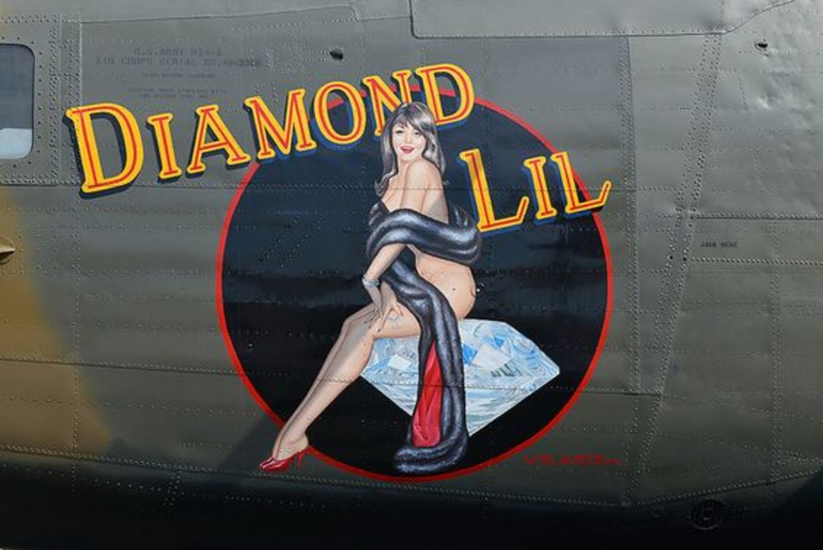 B-24 "Diamond Lil" Nose Art