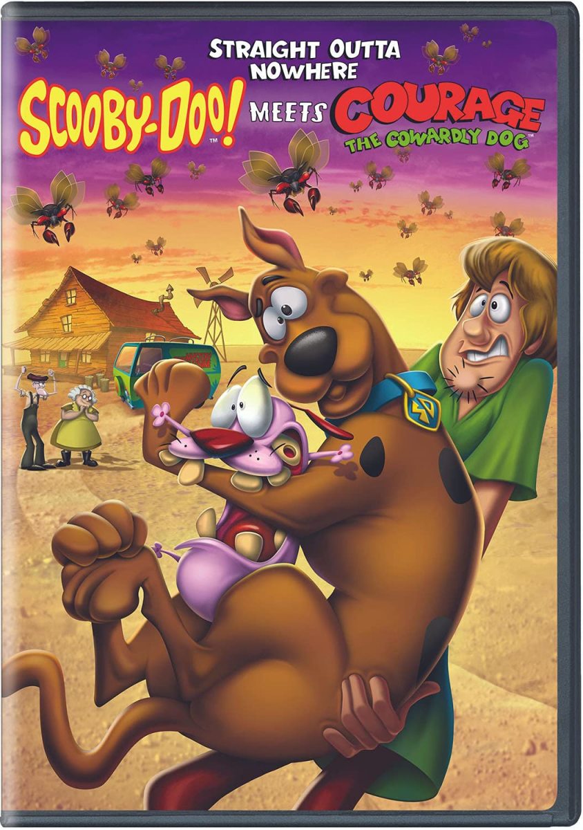 "Straight Outta Nowhere: Scooby-Doo! Meets Courage the Cowardly Dog" DVD Cover