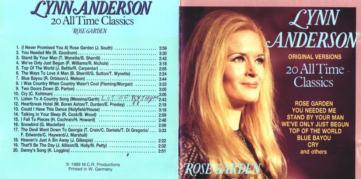Lynn Anderson Tribute - 3rd in Project Good Thoughts -