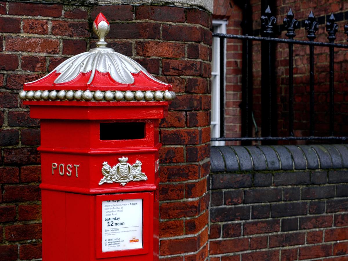 A letter in the letter box