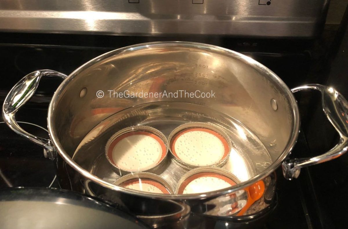 Heating the lids and rings