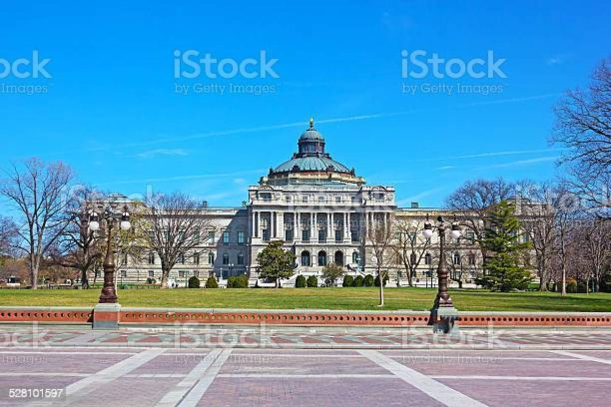 The current Library of Congress building in Washington, also named for Thomas Jefferson