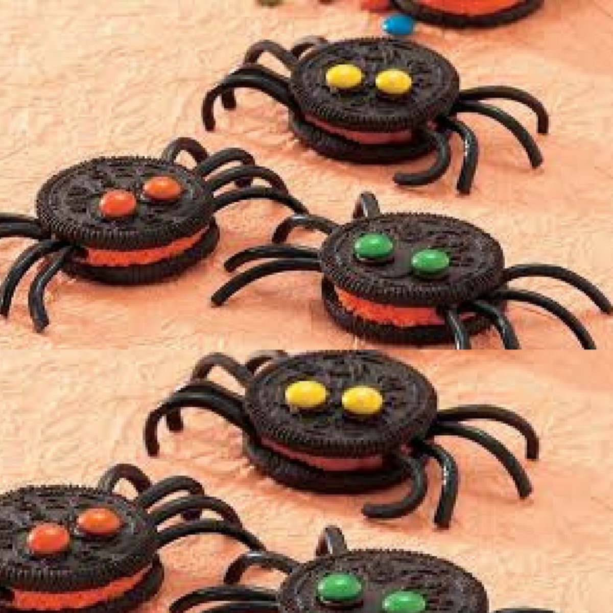 Oreo spider cookies