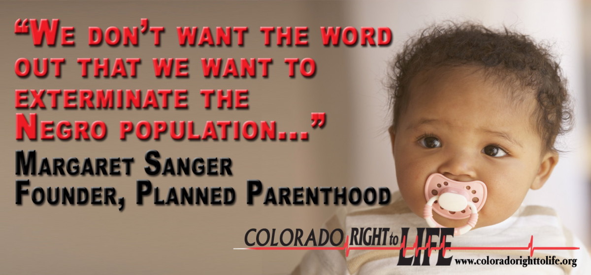 QUOTE FROM THE FOUNDER OF PLANNED PARENTHOOD, MARGARET SANGER