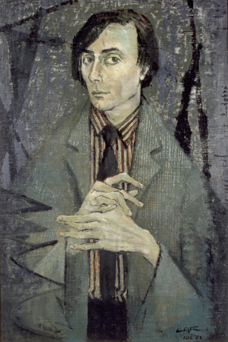 Clifton Pugh's portrait of Barry Humphries