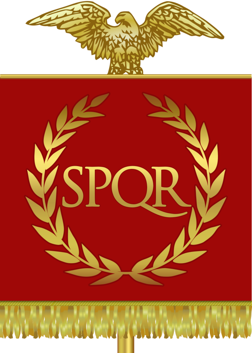 The emblem of the Roman Empire.