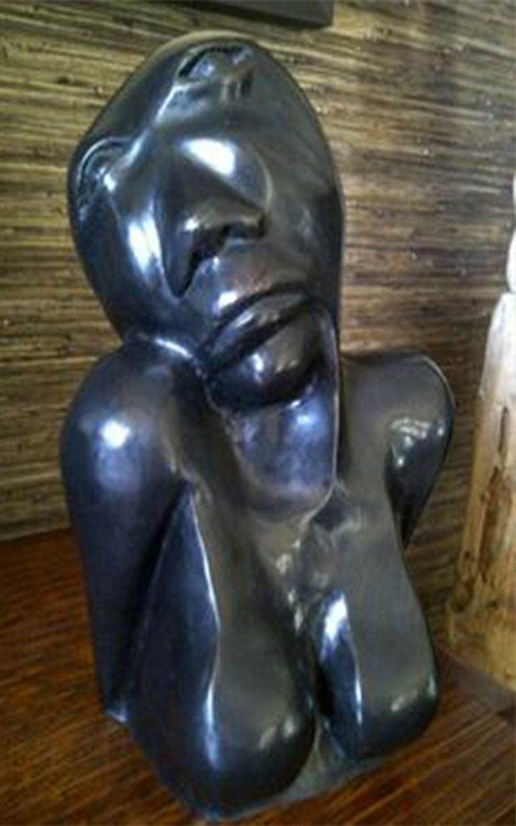 African Woman's Bust/Bronze
