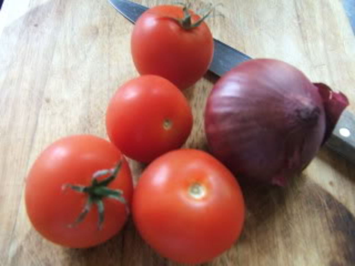 Tomatoes and Onion