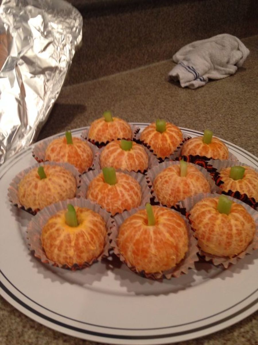 Oranges disguised as pumpkins