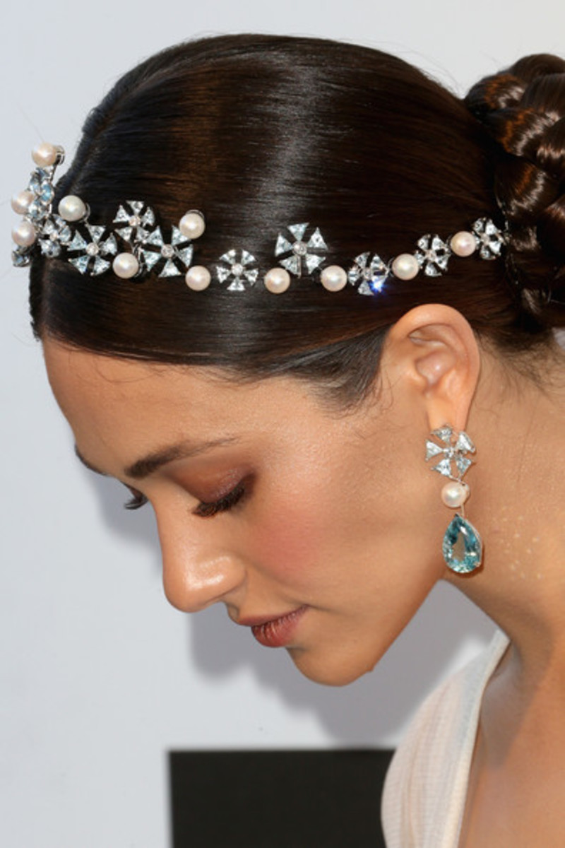 Jeweled headpiece worn by Emmy Rossum