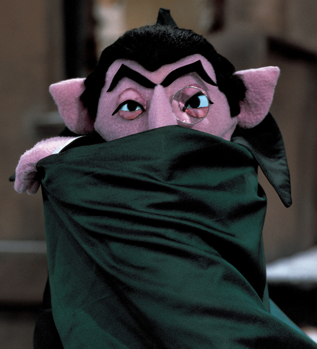 When I think of a math costume The Count always comes to mind.