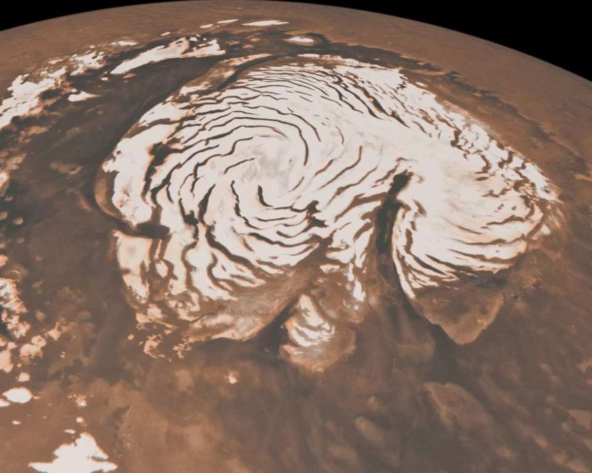 North polar region of Mars