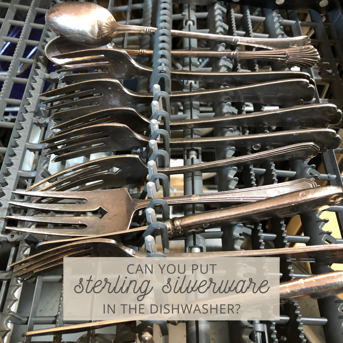 Can you safely wash sterling silver and silverware in the dishwasher?