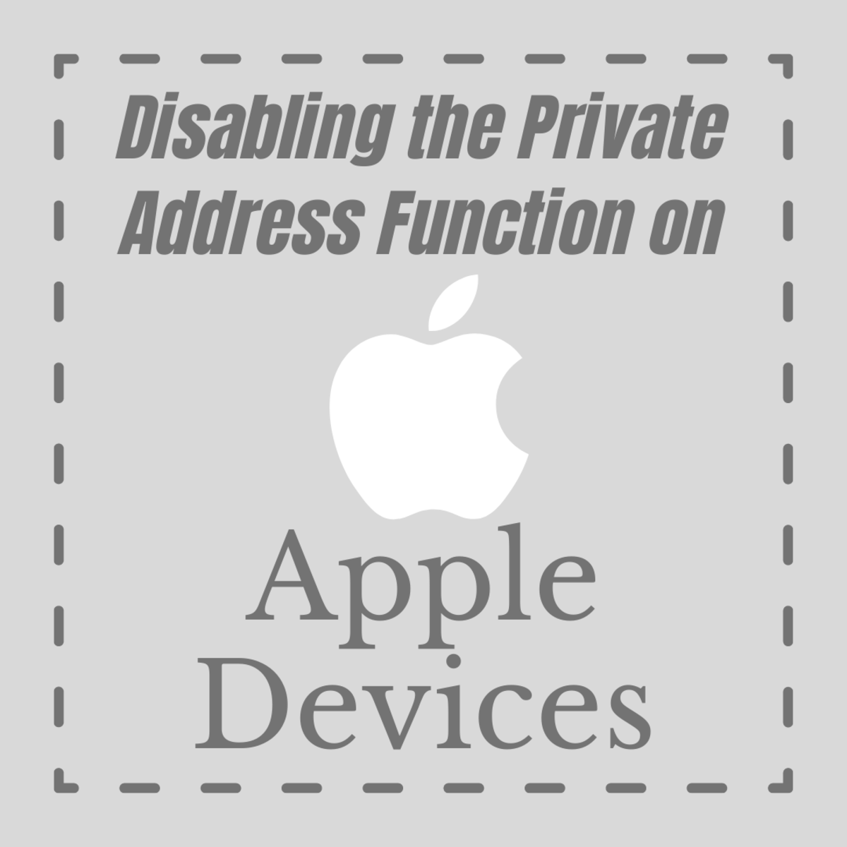Learn how to disable the private address feature on Mac devices